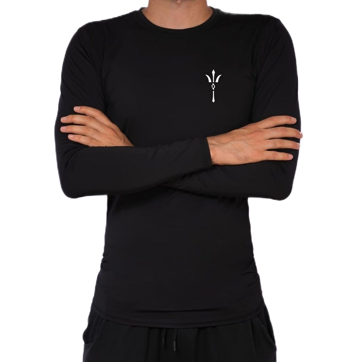 POSEIDON SPORTWEAR - Camibuso Manga Larga En Licra Para Deportes Y Natacion