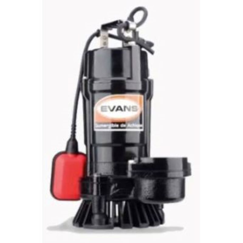 EVANS - ELECTRO BOMBA EVANS SUMERGIBLE AGUA SUCIA MONOFASICA 220V SE3ME100G-F