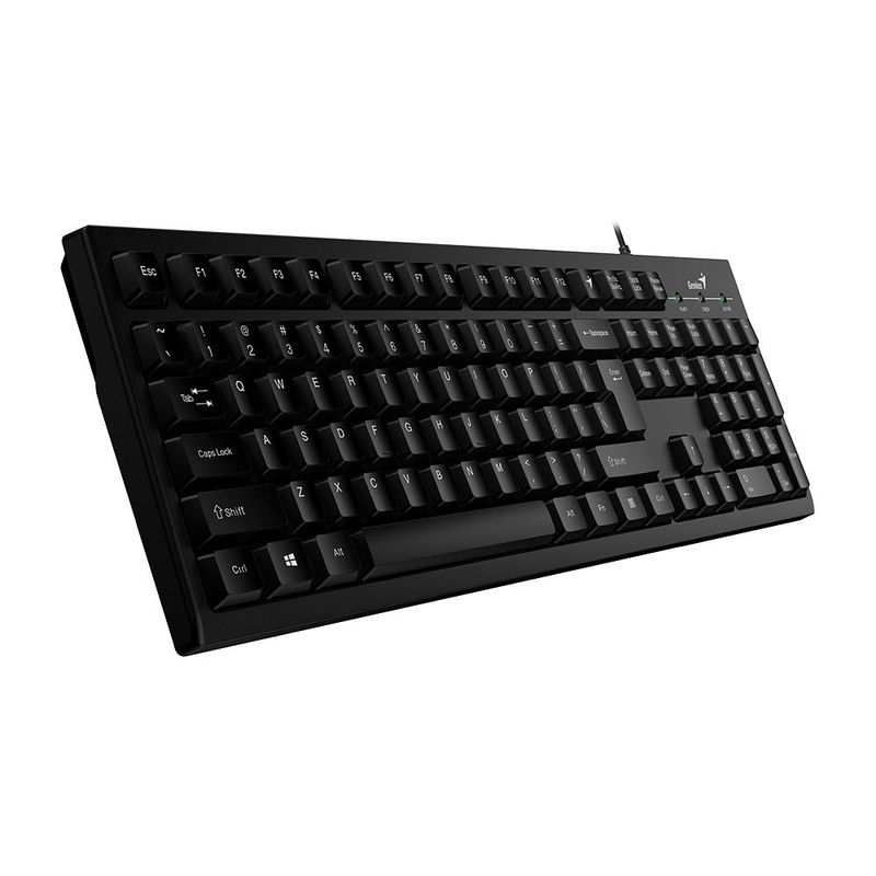 GENIUS - Teclado Genius Smart KB-100 USB Negro Resistente a Liquidos