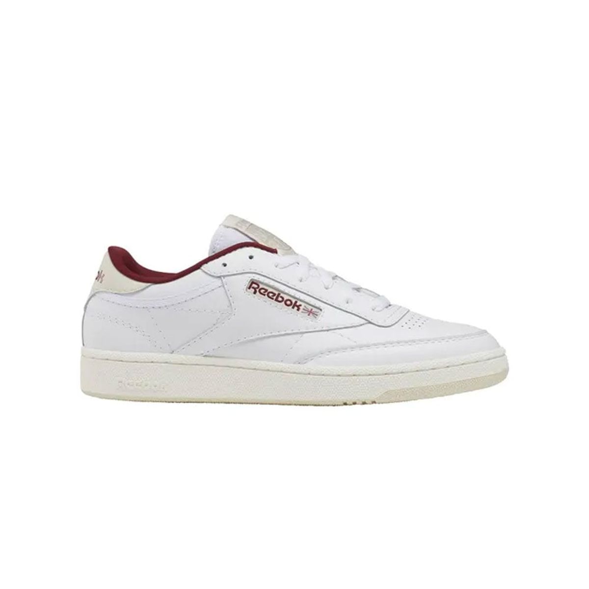 REEBOK - Tenis Hombre Reebok Club C 85 Fomo - Blanco-Vinotinto