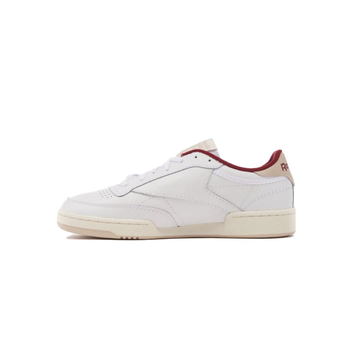 REEBOK - Tenis Hombre Reebok Club C 85 Fomo - Blanco-Vinotinto
