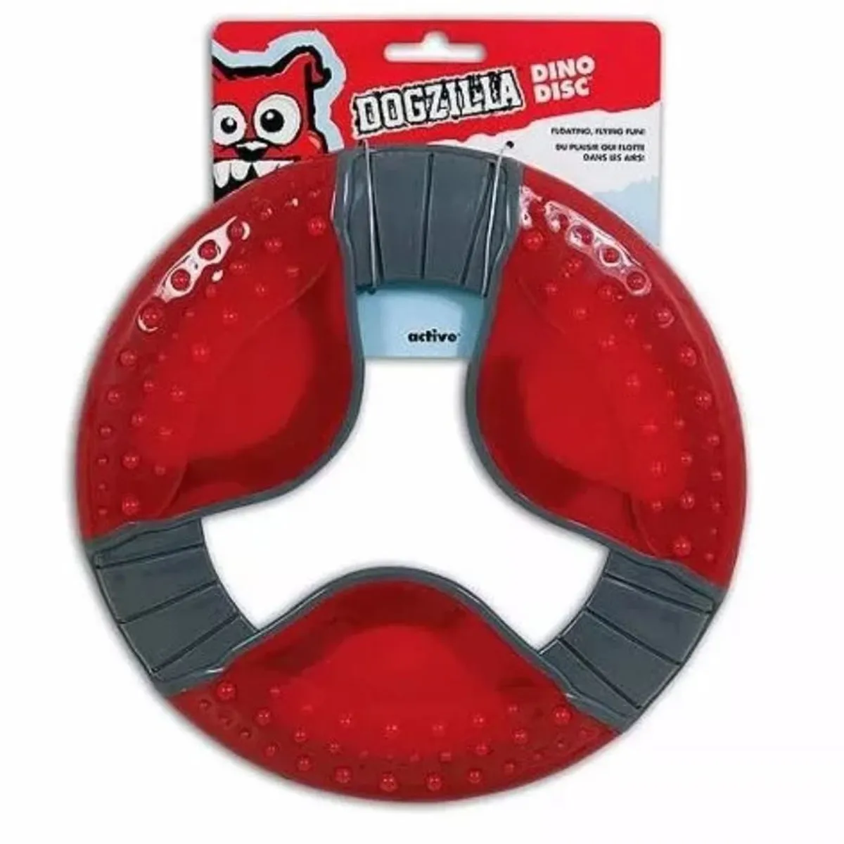 PETMATE - Dogzilla Dino Disc Frisby Frisbee Juguete Interactivo