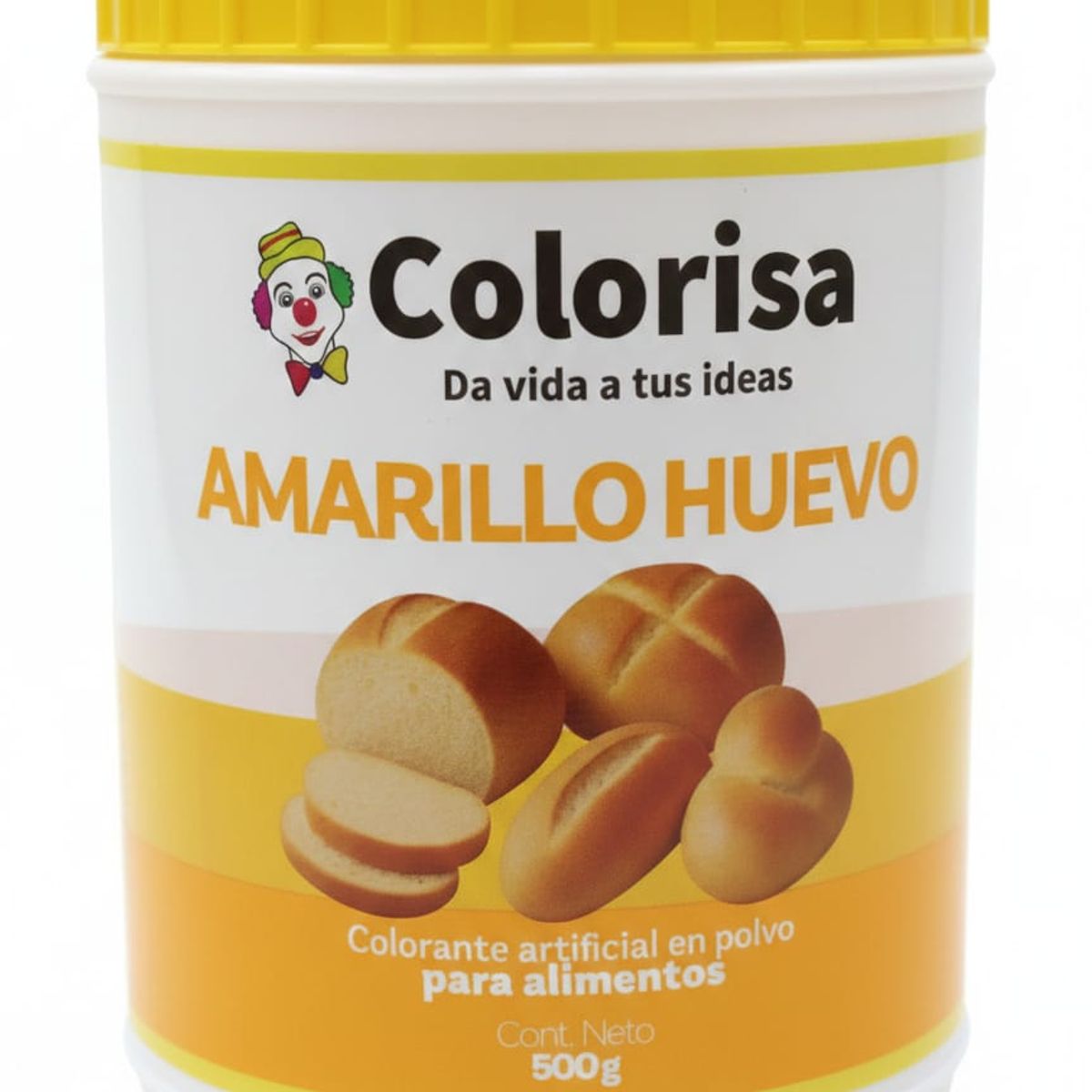COLORISA - Colorante Artificial en Polvo Colorisa X 500g - Amarillo Huevo