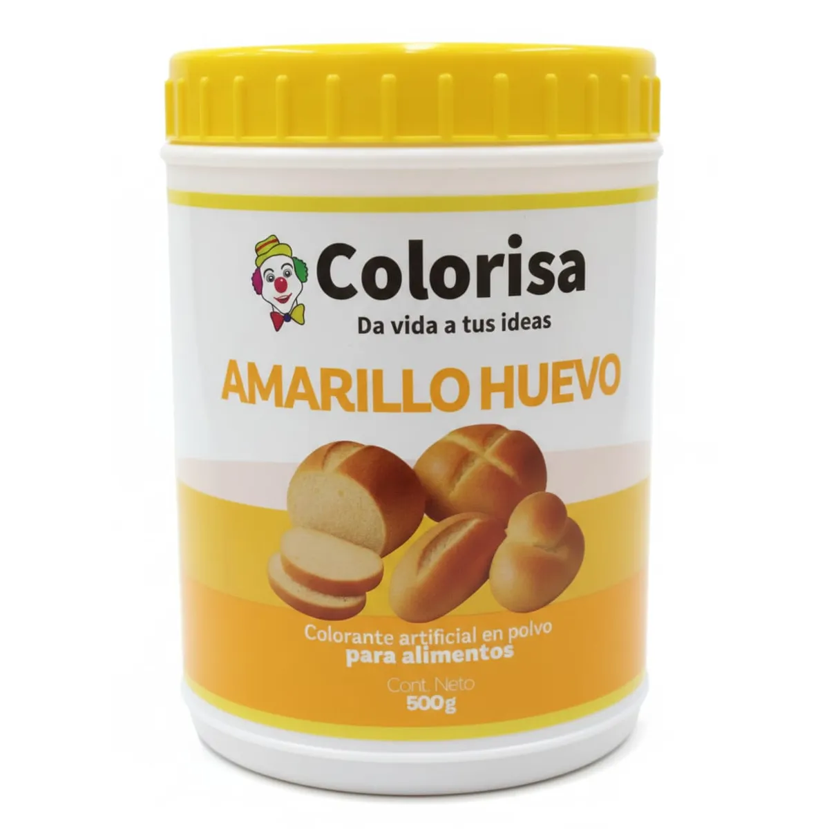 COLORISA - Colorante Artificial en Polvo Colorisa X 500g - Amarillo Huevo