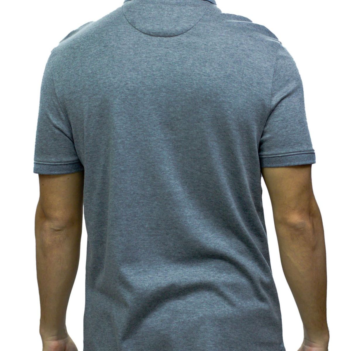 CALVIN KLEIN - Polo Gris Liquid Touch Con Logo Calvin Klein