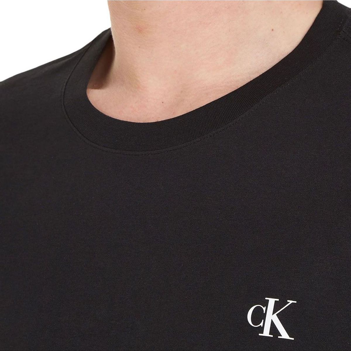 CALVIN KLEIN - Camibuzo Negro Con Logotipo Bordado Para Hombre Calvin Klein