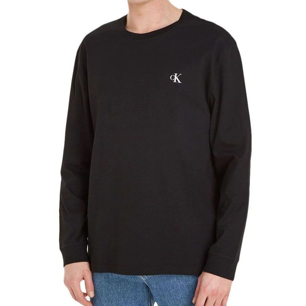 CALVIN KLEIN - Camibuzo Negro Con Logotipo Bordado Para Hombre Calvin Klein