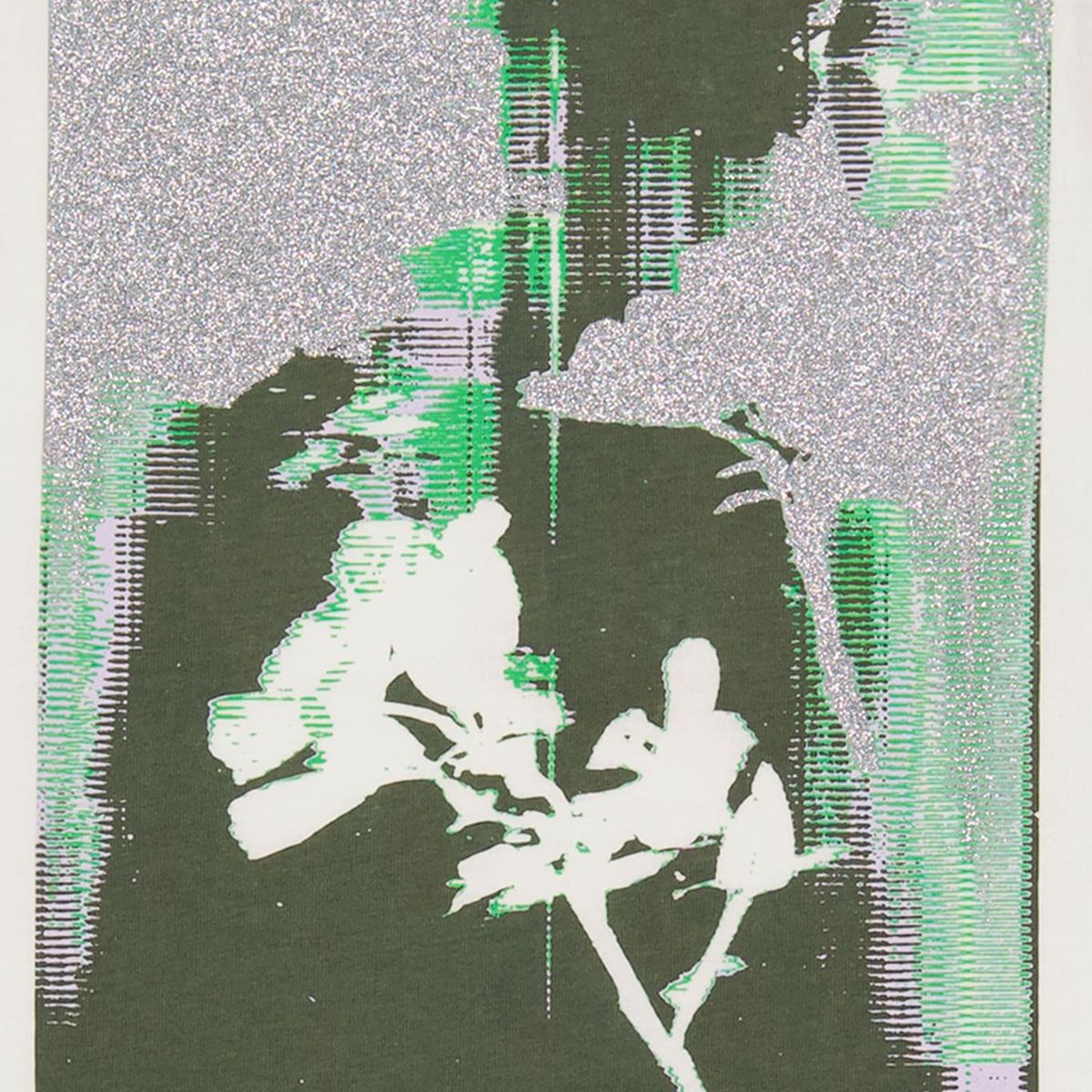 CALVIN KLEIN - Camiseta Blanca Flutter Floral Para Niña Calvin Klein