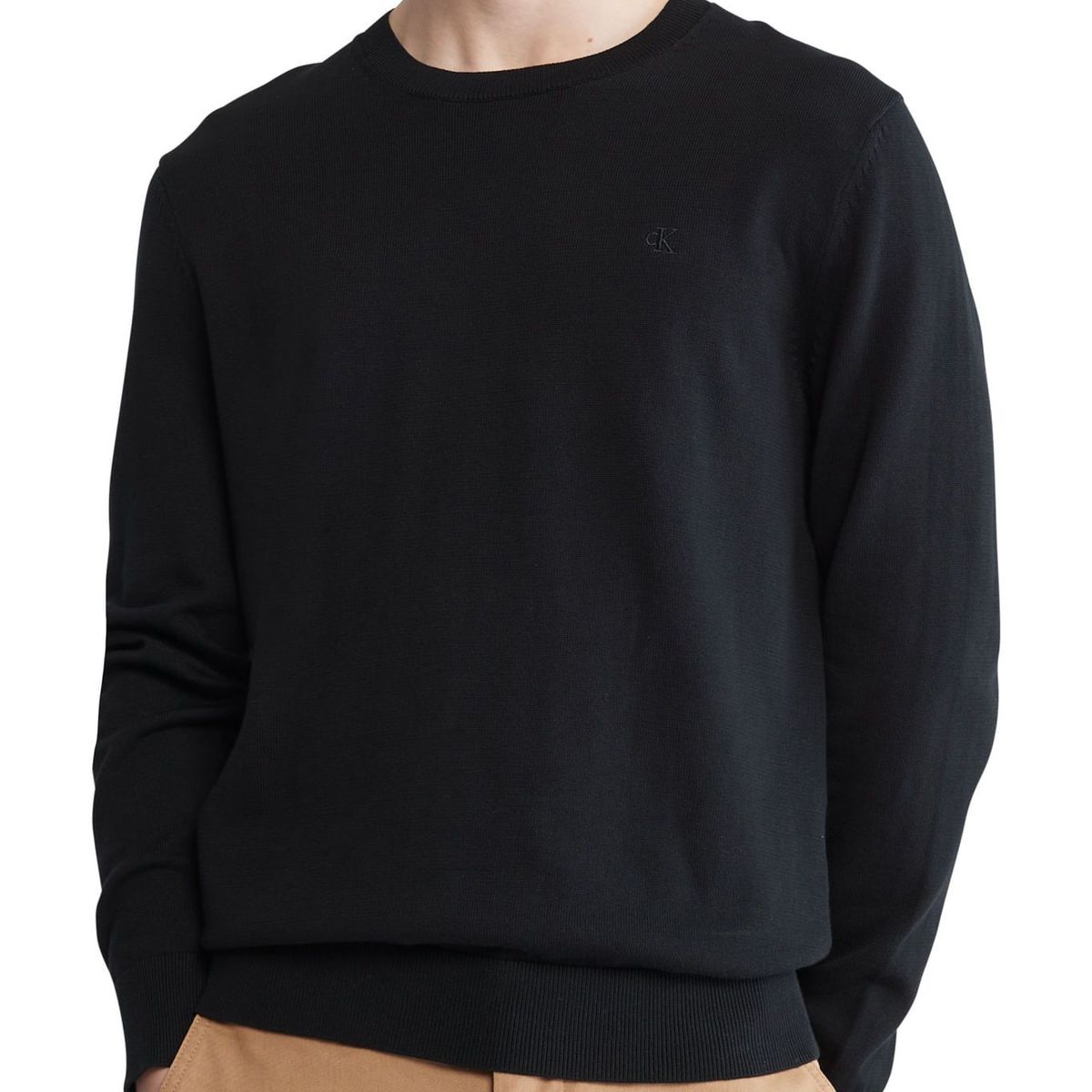 CALVIN KLEIN - Saco Casual Manga Larga Hombre Negro Calvin Klein