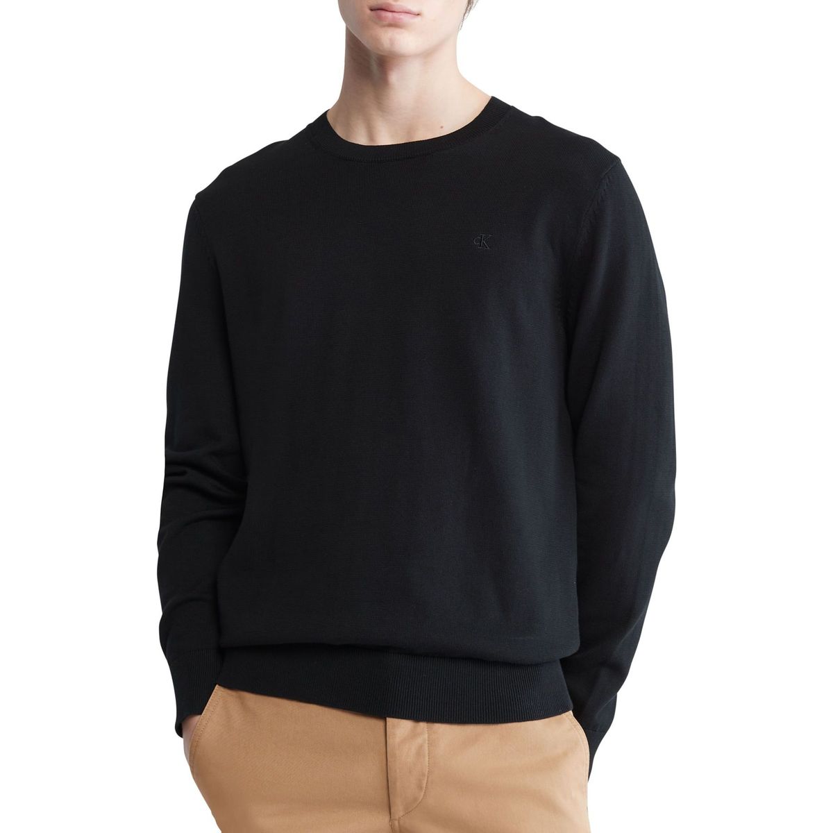 CALVIN KLEIN - Saco Casual Manga Larga Hombre Negro Calvin Klein