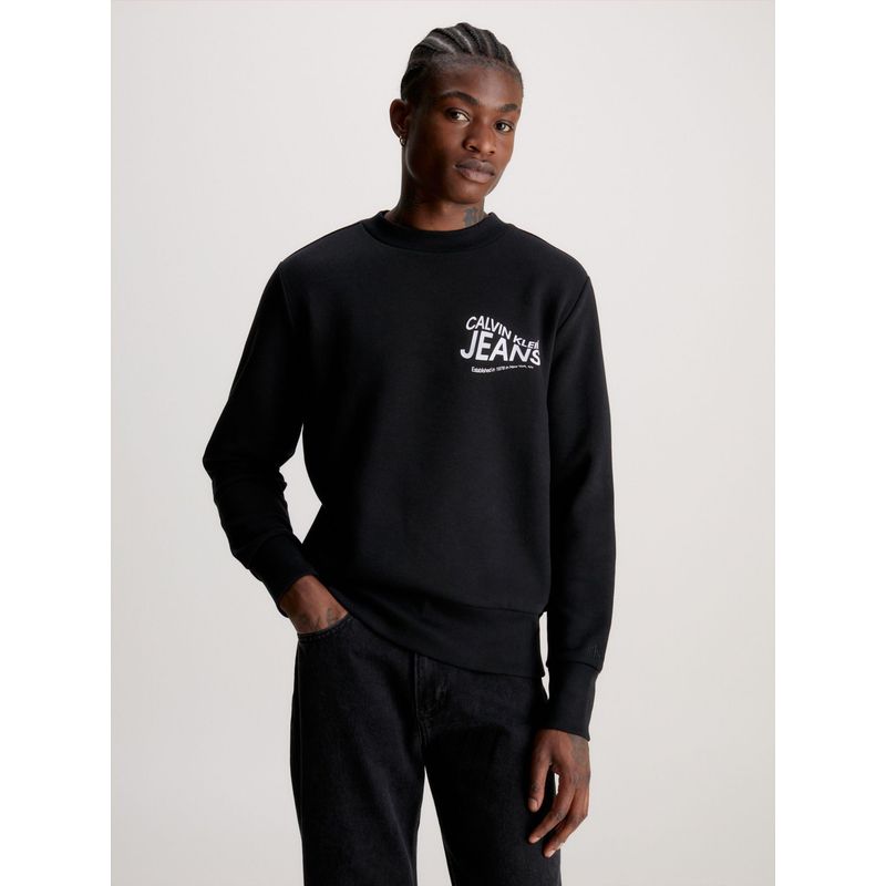 CALVIN KLEIN - Saco Con Logo Hombre Negro Calvin Klein