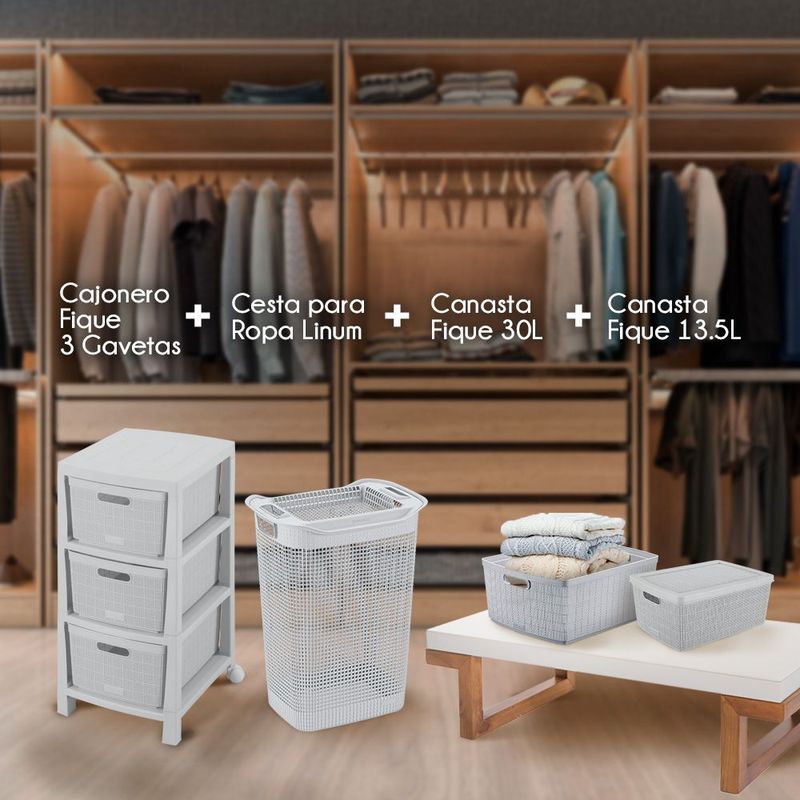 RIMAX - Combo Organizador 3G RIMAX - Gris Hielo