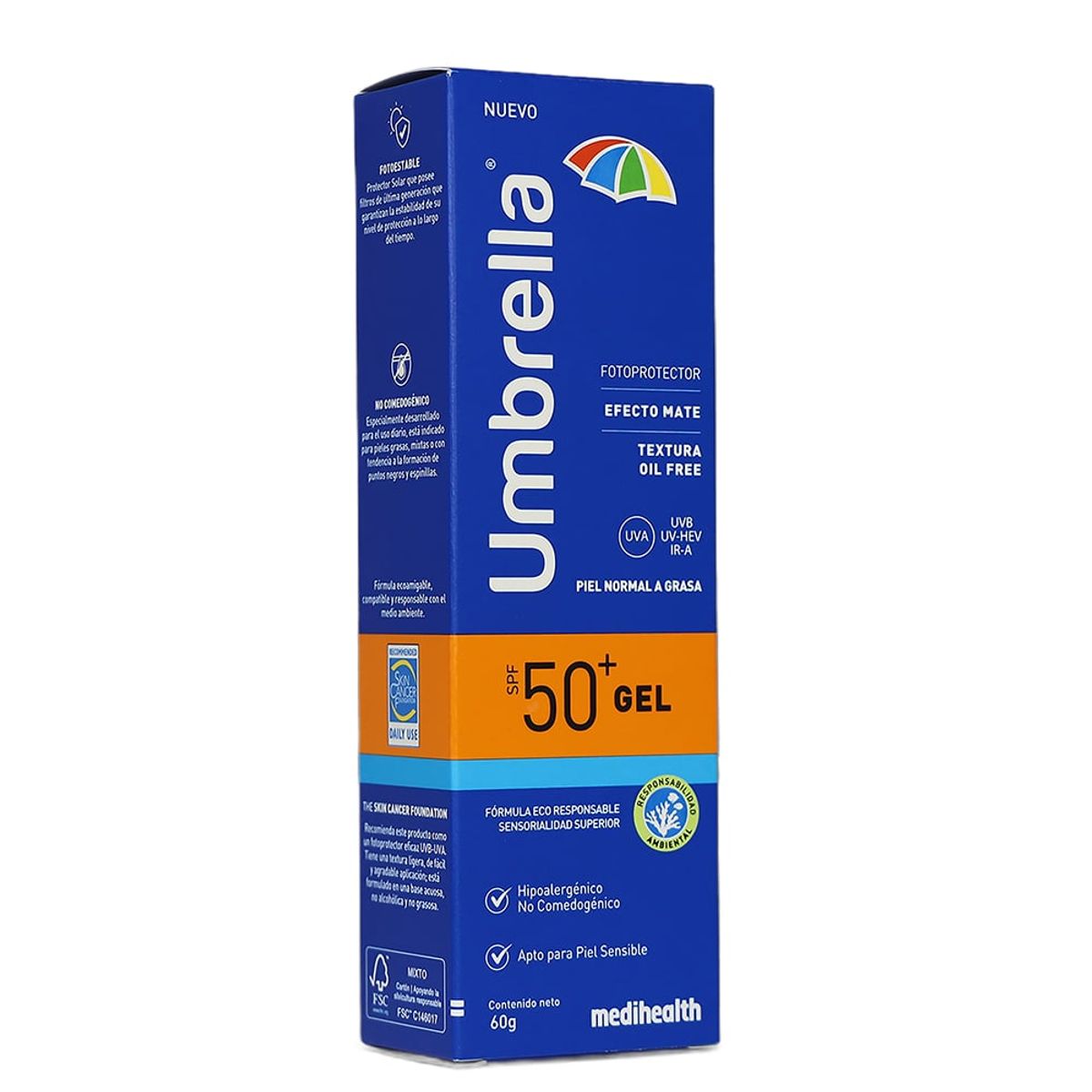 UMBRELLA - Umbrella Gel Spf 50 Tubo X 60gr
