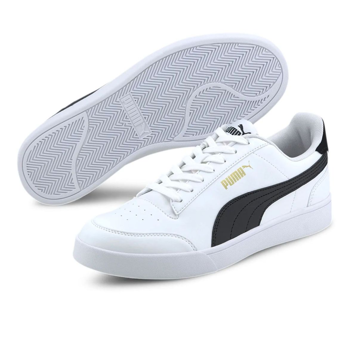 PUMA - Tennis Puma Blanco Hombre Shuffle 309668-03