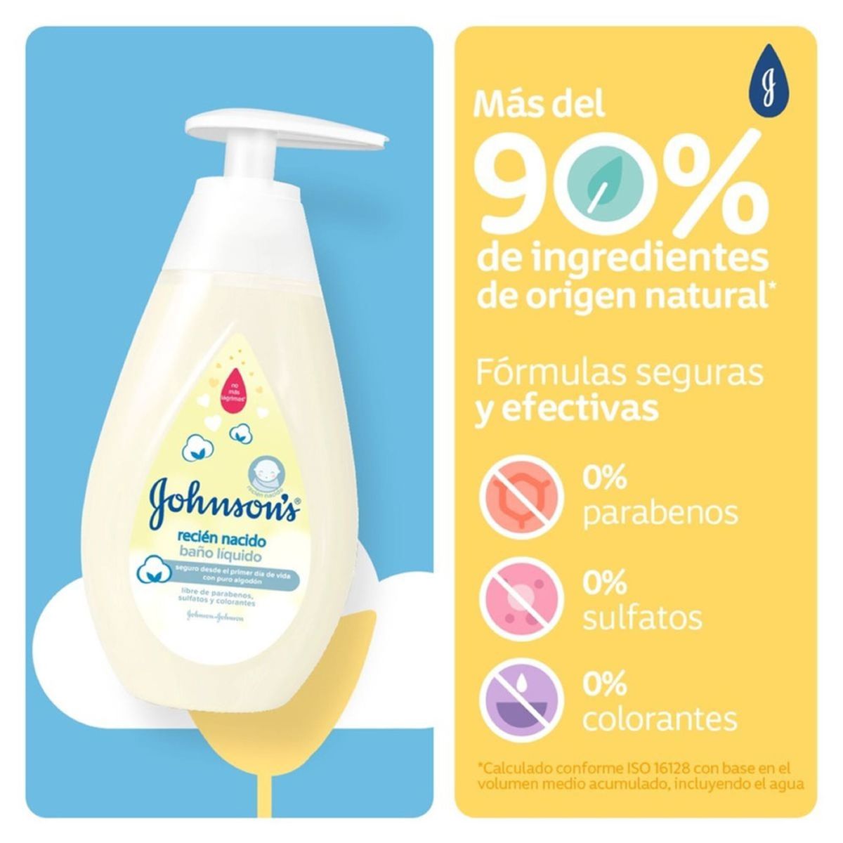JOHNSON'S BABY - Baño Liquido Johnsons Baby Recien Nacido X 200ml