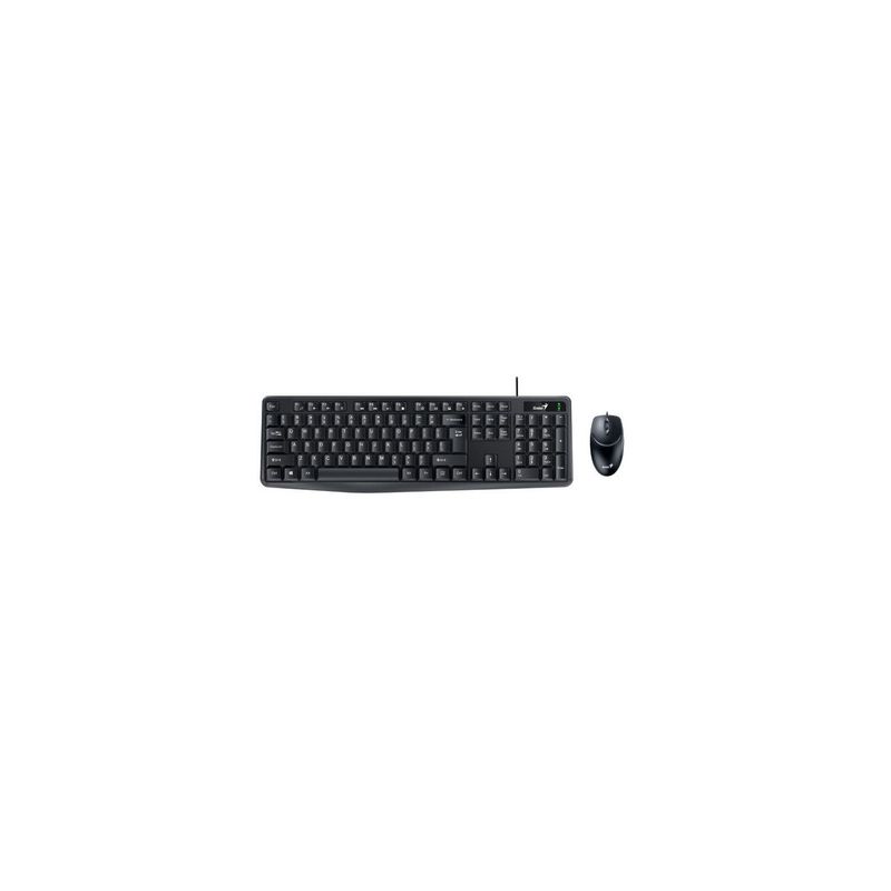 GENIUS - Combo teclado + mouse Genius alambrico  km-170 usb negro