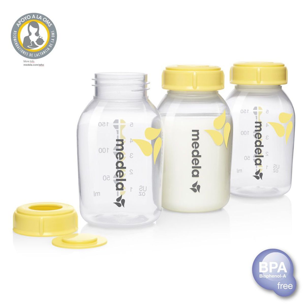 MEDELA - Botella para Leche Materna de 5 Oz. MEDELA. Libre de BPA