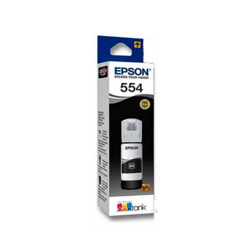 EPSON - Tinta Epson 554 Black 70ml 100% Original PIGMENTADA