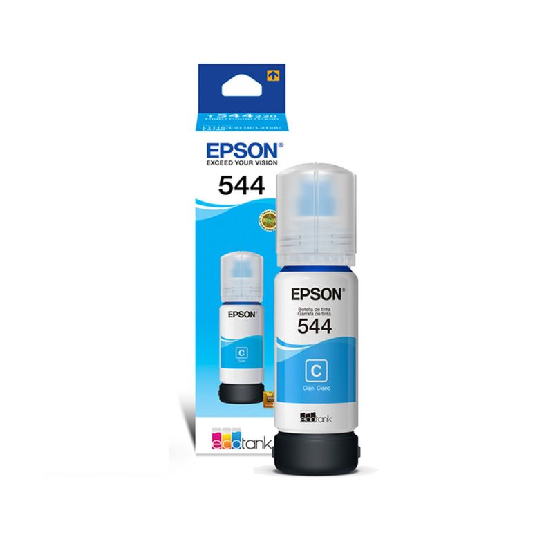 EPSON - Tinta Epson 544 CYAN 70ml 100% Original  L3210/5590