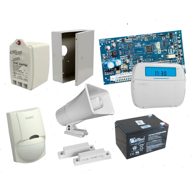 DSC - Kit De Alarma Dsc De 1 Sensores + 1 Contactos Magneticos NEO