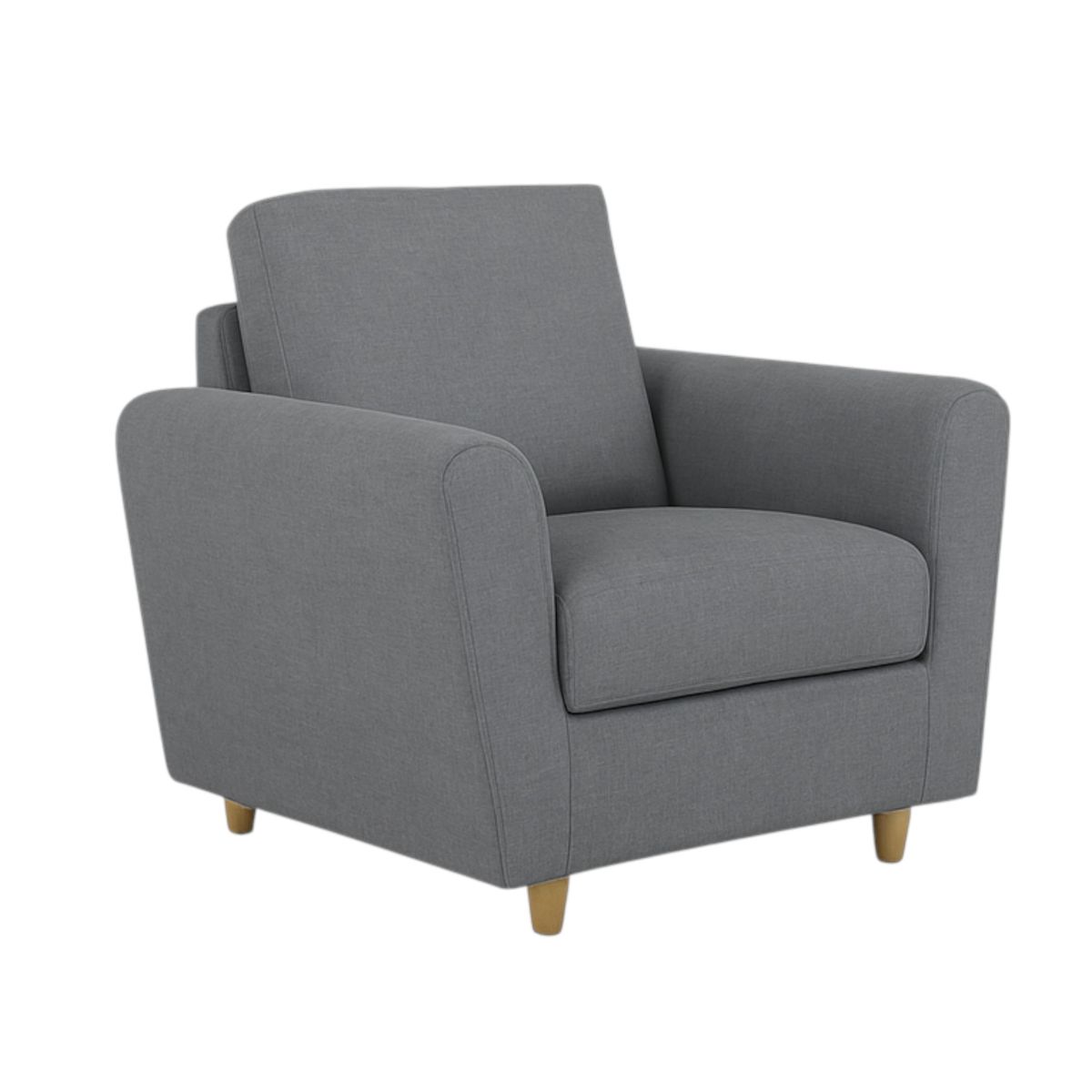 MUEBLES FIOTTI - Sofa 1 puesto gris Tamesis