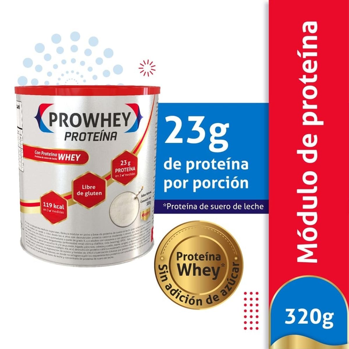 PROWHEY - Prowhey Proteina Libre de Gluten X 320g
