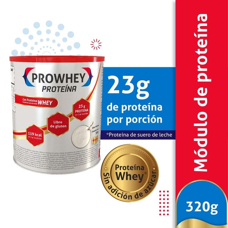 PROWHEY - Prowhey Proteina Libre de Gluten X 320g