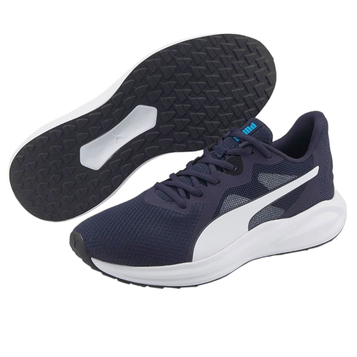 PUMA - Tennis Puma Azul Hombre Twitch Runner Peacoat 376289-05