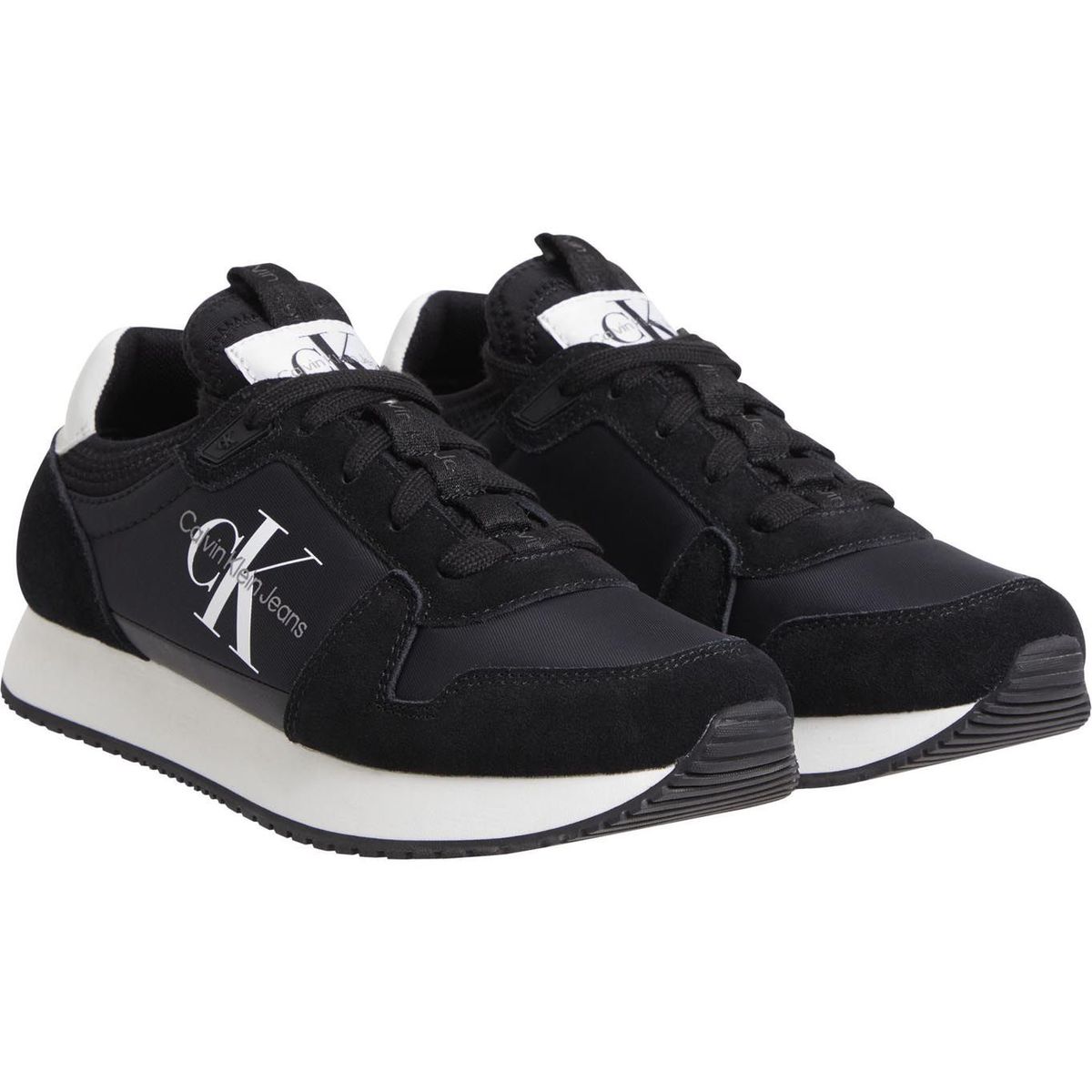 CALVIN KLEIN - Tenis Con Logo Mujer Negro Calvin Klein