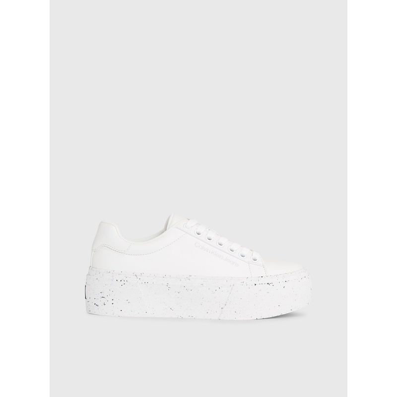 CALVIN KLEIN - Tenis Con Plataforma Mujer Blanco Calvin Klein