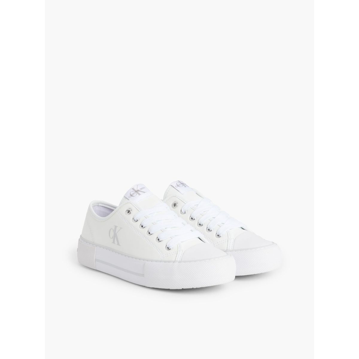 CALVIN KLEIN - Tenis Con Plataforma Blanco Para Niña Calvin Klein