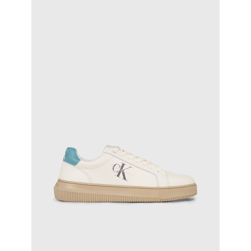 CALVIN KLEIN - Tenis Beige Con Logo Para Hombre Calvin Klein