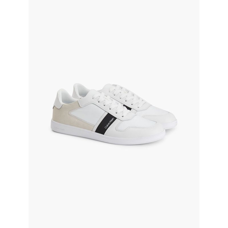 CALVIN KLEIN - Tenis Blancos Bajas Casuales Para Hombre Calvin Klein