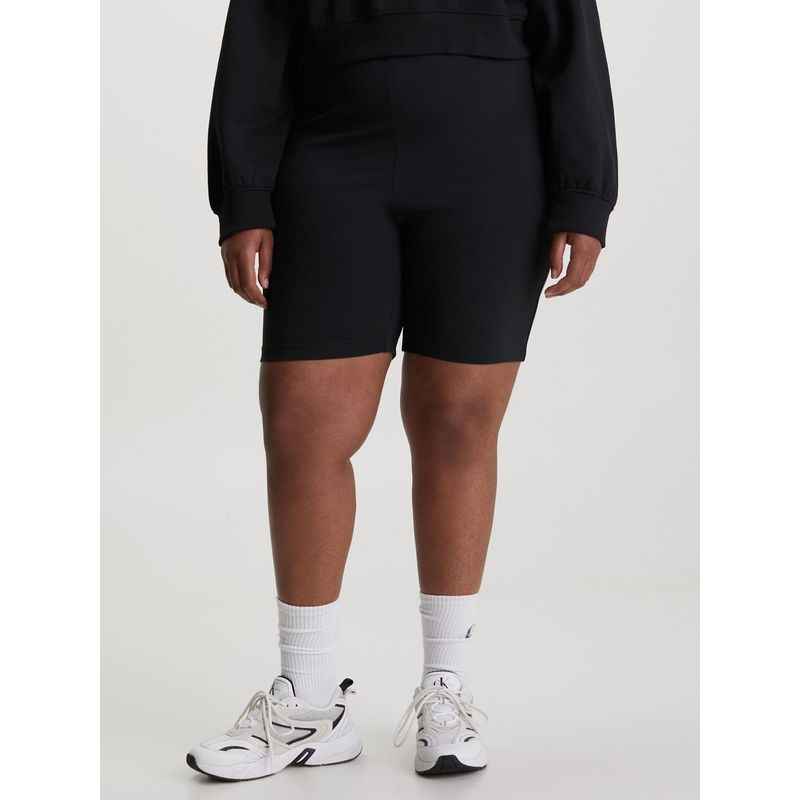 CALVIN KLEIN - Shorts De Ciclista De Punto Milano Mujer Negro Calvin Klein