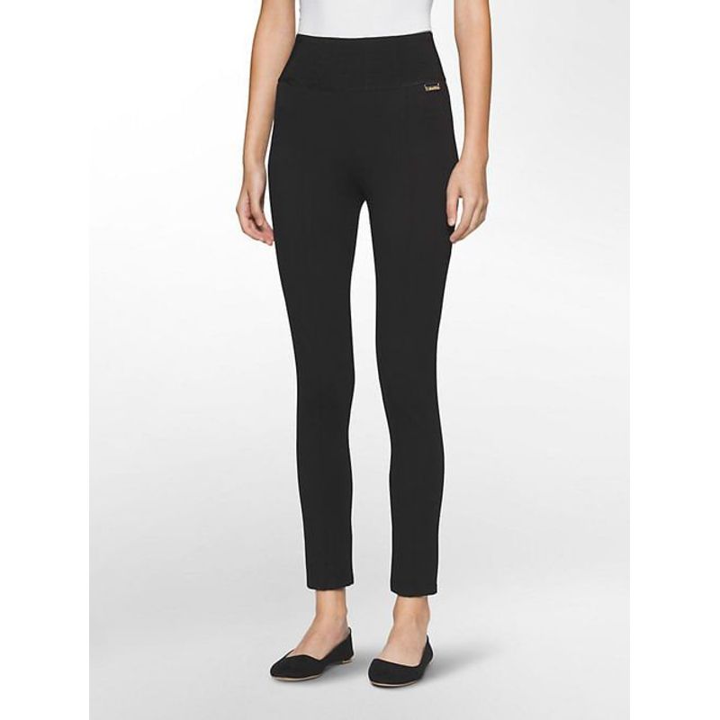 CALVIN KLEIN - Pantalon Negro Expandible Para Mujer Calvin Klein