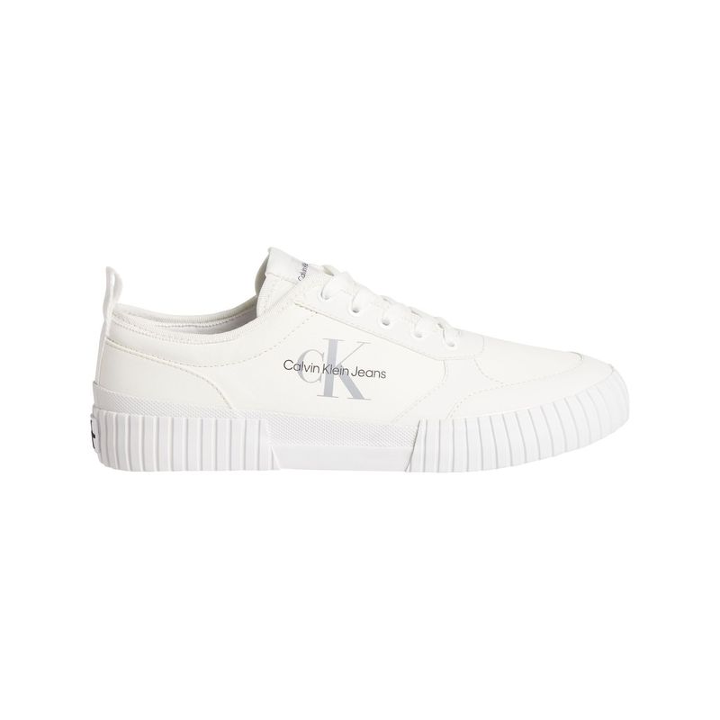 CALVIN KLEIN - Tenis De Lona Reciclada Hombre Blanco Calvin Klein
