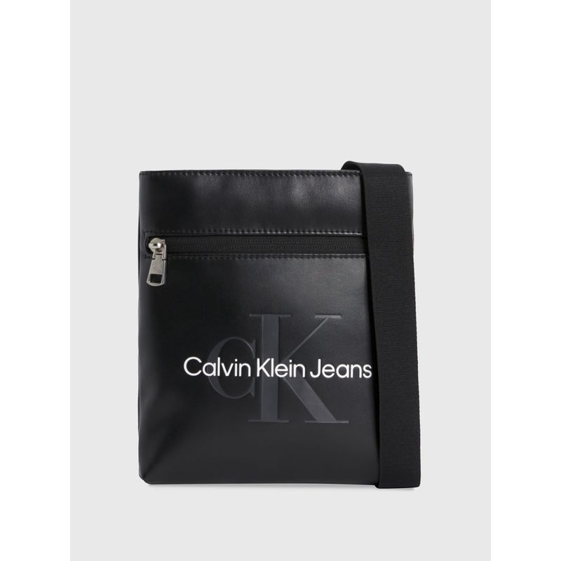 CALVIN KLEIN - Billetera Con Logo Hombre Negro Calvin Klein