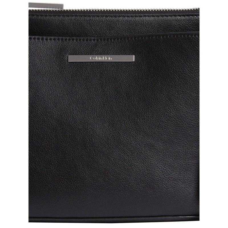 CALVIN KLEIN - Bolso De Mano Cuero Sintética Mujer Negro Calvin Klein