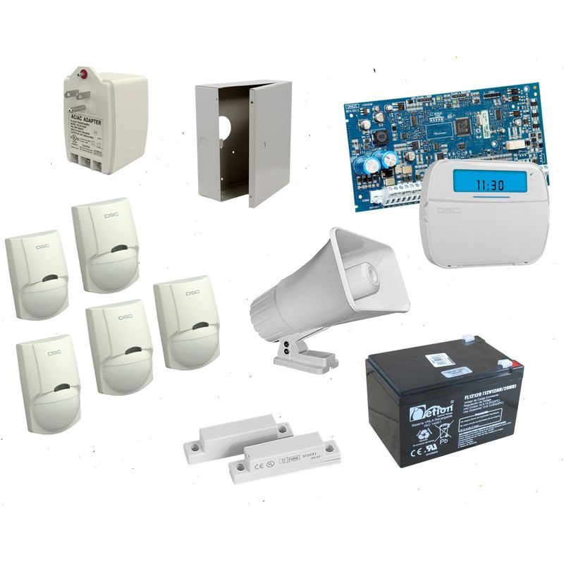 DSC - Kit De Alarma Dsc De 5 Sensores + 1 Contactos Magneticos NEO