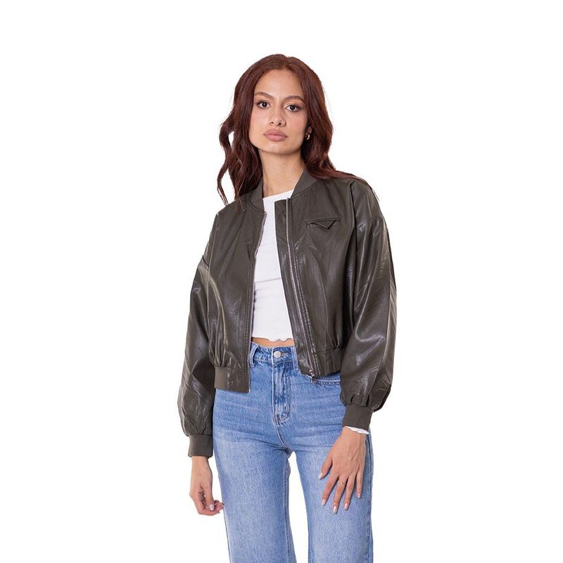 DREAMER - Chaqueta bomber efecto piel