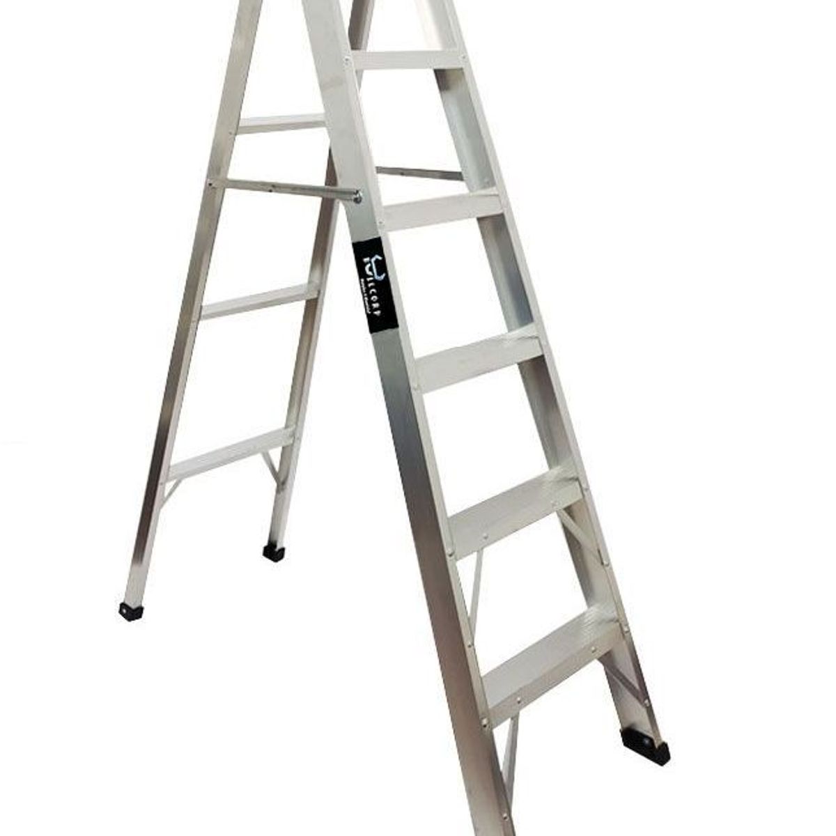 GENERICO - ESCALERA TIJERA DE ALUMINIO 6 PASOS USO PESADO