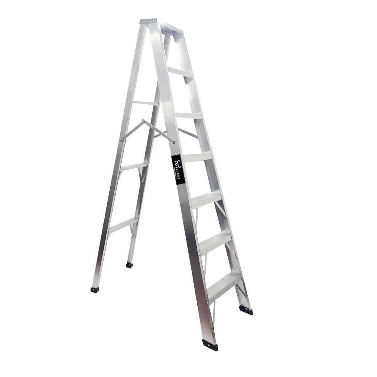 GENERICO - ESCALERA TIJERA DE ALUMINIO 7 PASOS USO PESADO-