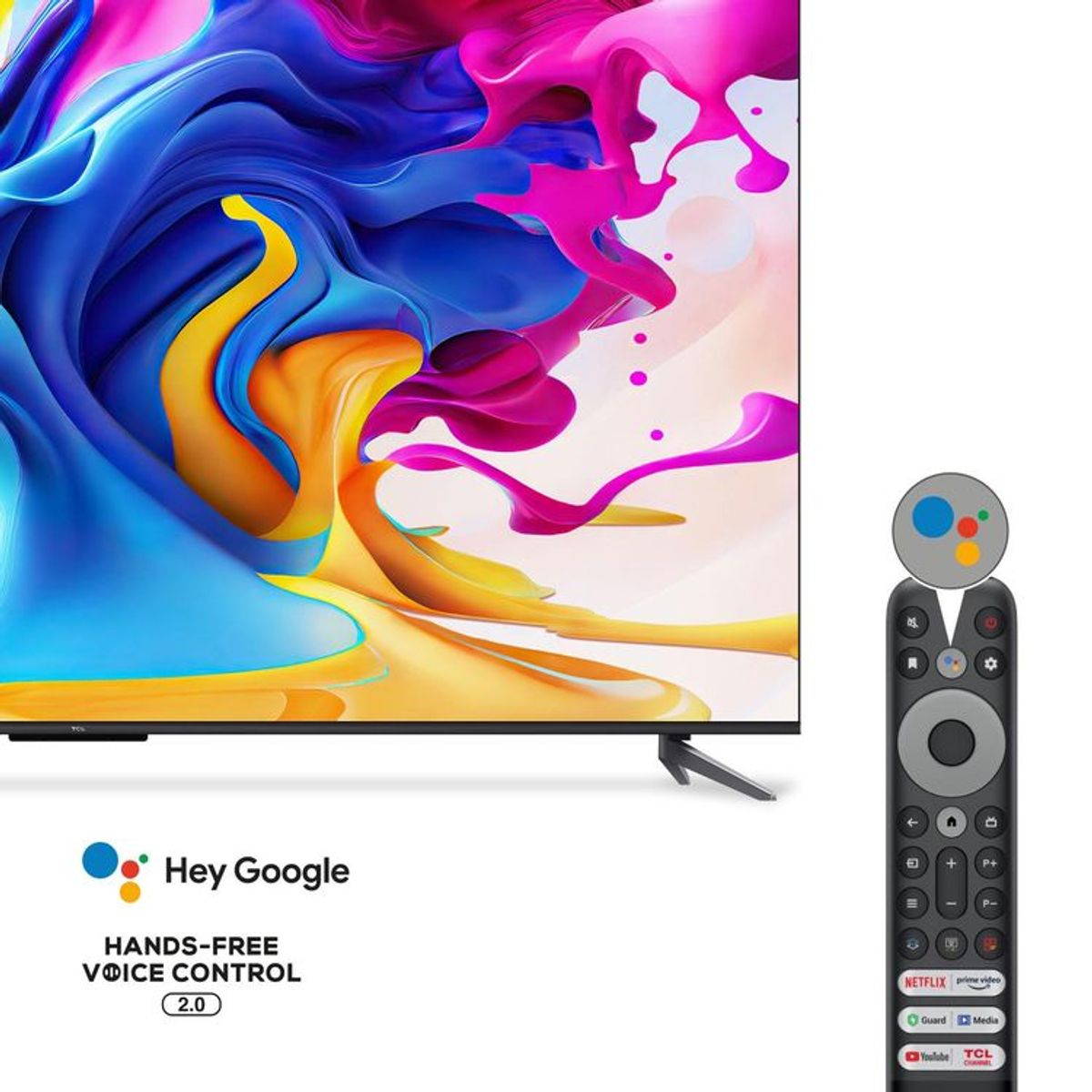 TCL - Televisor TCL 50" Pulgadas 127 cm 50C645 4K-UHD QLED Smart TV Google