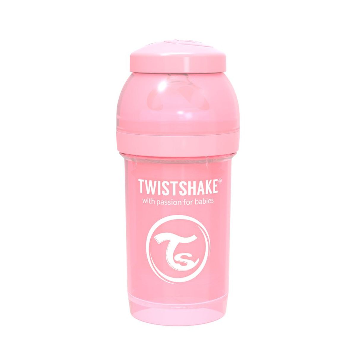 TWISTSHAKE - BIBERON ANTI-COLIC TWISTSHAKE ROSADO 6OZ