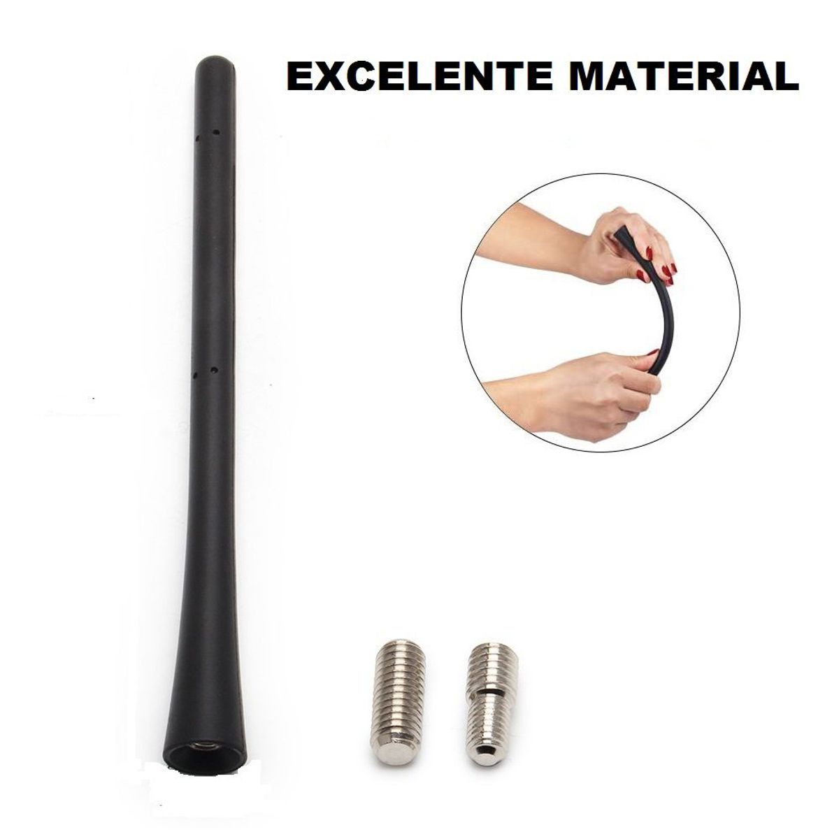 GENERICO - antena volkswagen crossfox de 7 pulgadas o 18 cms de largo