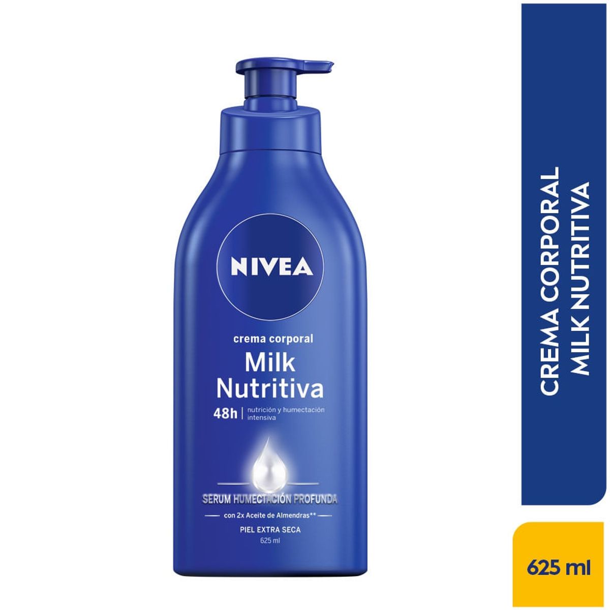 NIVEA - Crema Corporal Nivea Body Milk Nutritiva X 625Ml