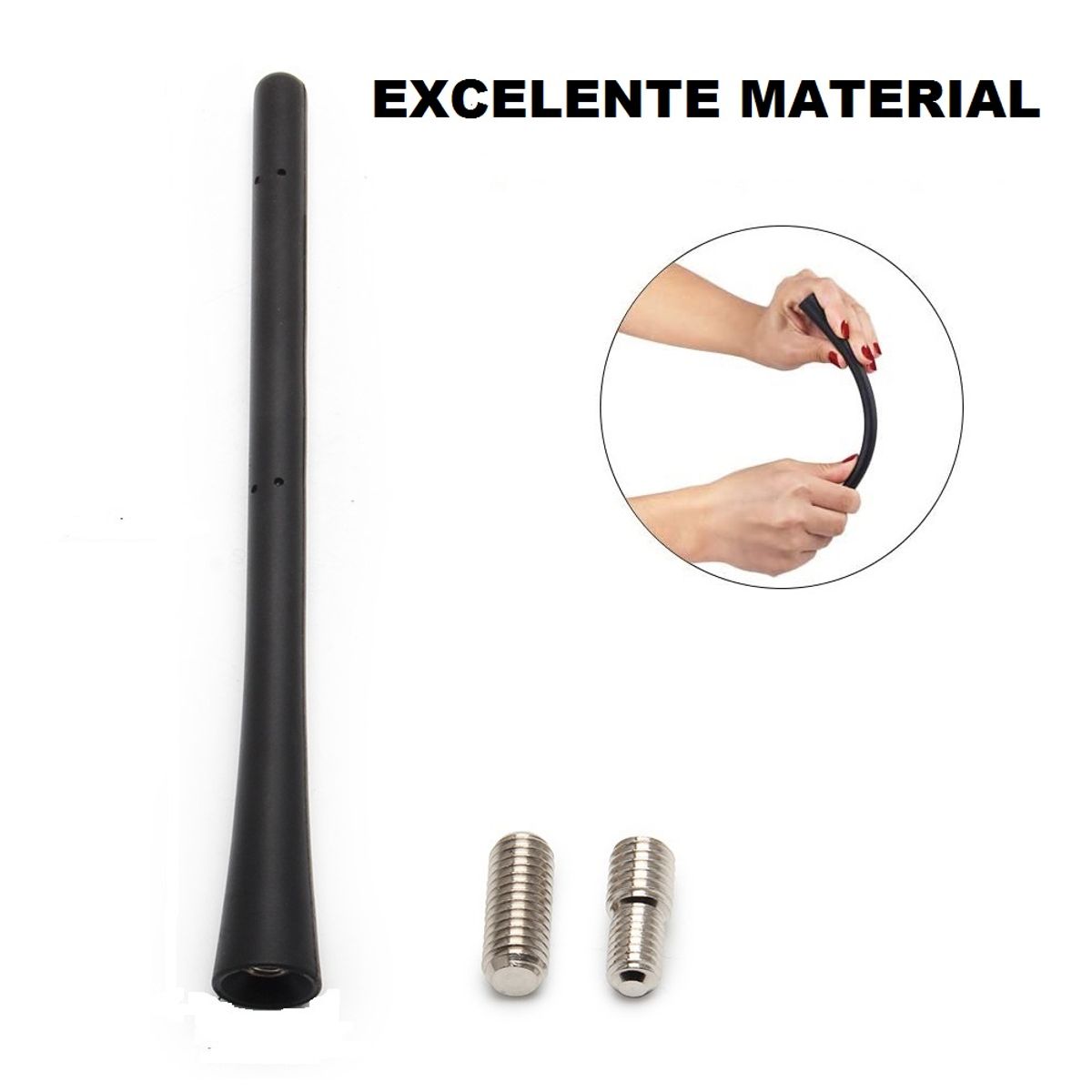 GENERICO - antena volkswagen gol de 7 pulgadas o 18 cms de largo