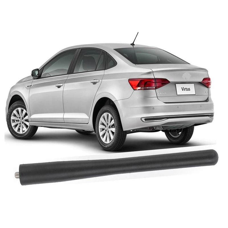 GENERICO - antena volkswagen virtus de 7 pulgadas o 18 cms de largo