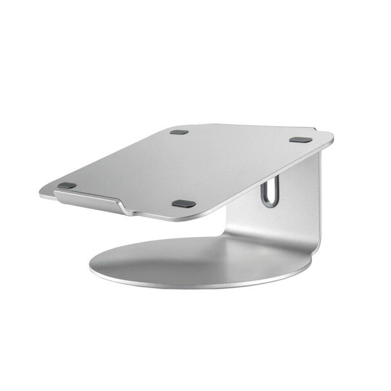 POUT - Mesa en aluminio 360° Póut para computador portátil - Plateado
