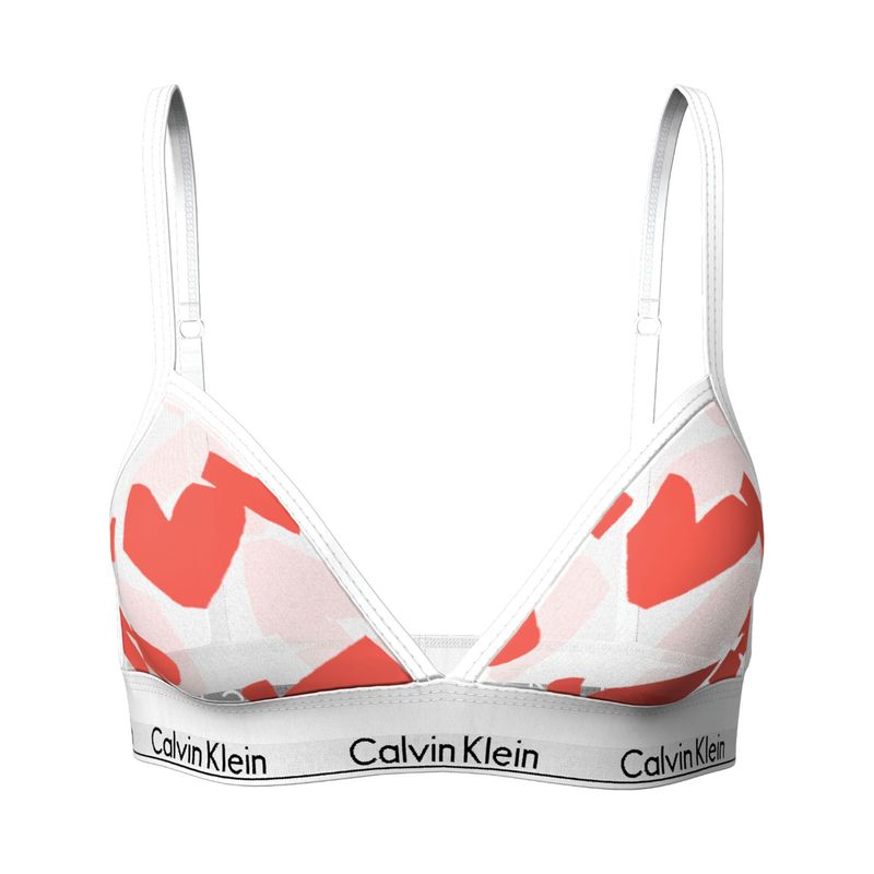 CALVIN KLEIN - Brasier Con Logo Mujer Naranja  Mujer Naranja